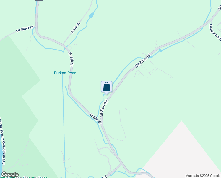 map of restaurants, bars, coffee shops, grocery stores, and more near 38 Mount Zion Road in Wyoming