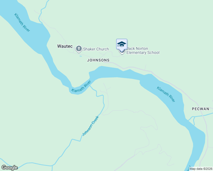 map of restaurants, bars, coffee shops, grocery stores, and more near 13065 Johnson Road in Orick