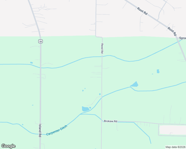 map of restaurants, bars, coffee shops, grocery stores, and more near 9708 Reed Road in Columbia Station