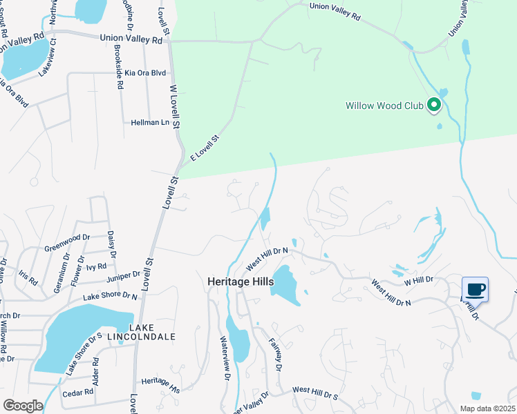 map of restaurants, bars, coffee shops, grocery stores, and more near 21 Franklin Drive in Mahopac