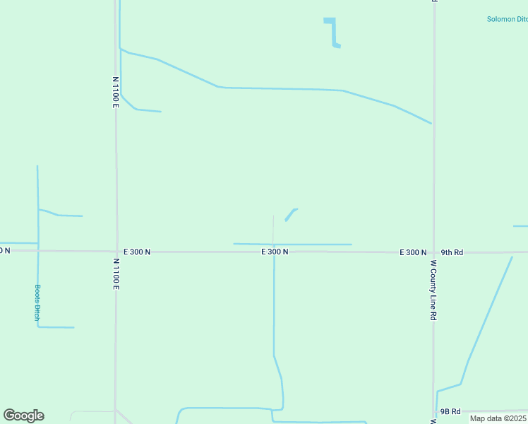 map of restaurants, bars, coffee shops, grocery stores, and more near 11480 East 300 North in Grovertown