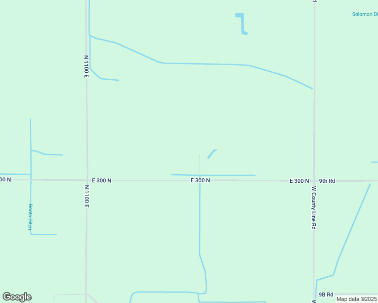 map of restaurants, bars, coffee shops, grocery stores, and more near 11480 East 300 North in Grovertown