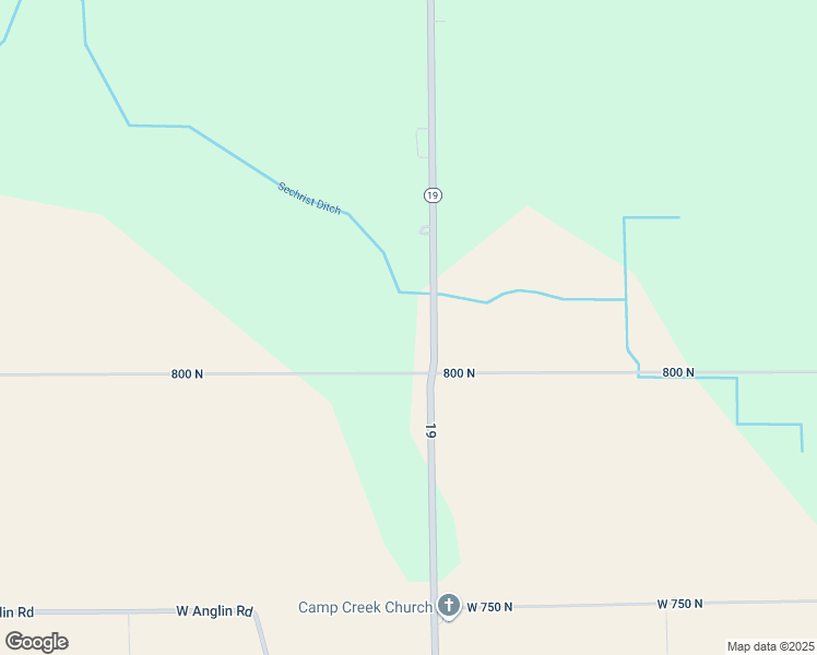 map of restaurants, bars, coffee shops, grocery stores, and more near 8131 Indiana 19 in Etna Green