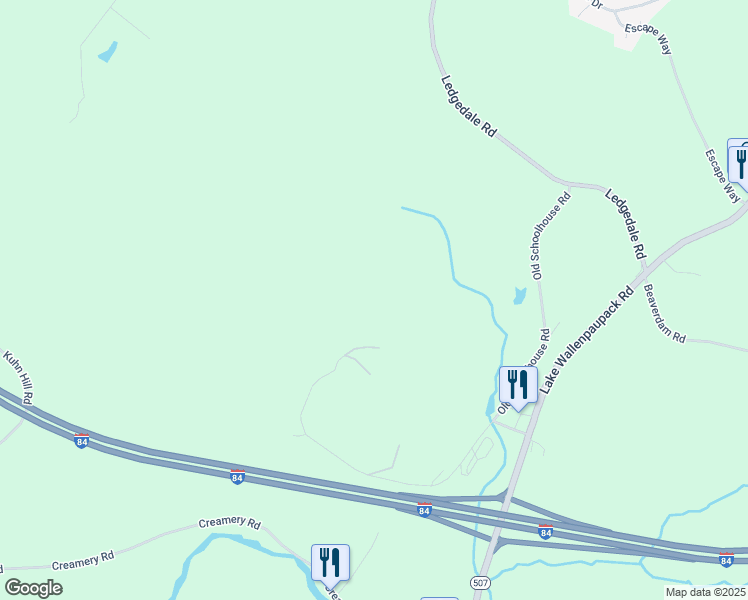 map of restaurants, bars, coffee shops, grocery stores, and more near Crocker Lane in Greentown