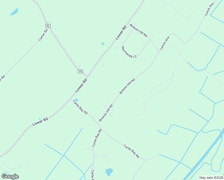 map of restaurants, bars, coffee shops, grocery stores, and more near 53 Breeze Hill Road in New Hampton