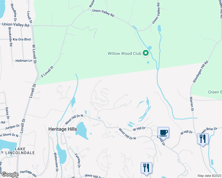 map of restaurants, bars, coffee shops, grocery stores, and more near 840 Heritage Hills in Westchester County