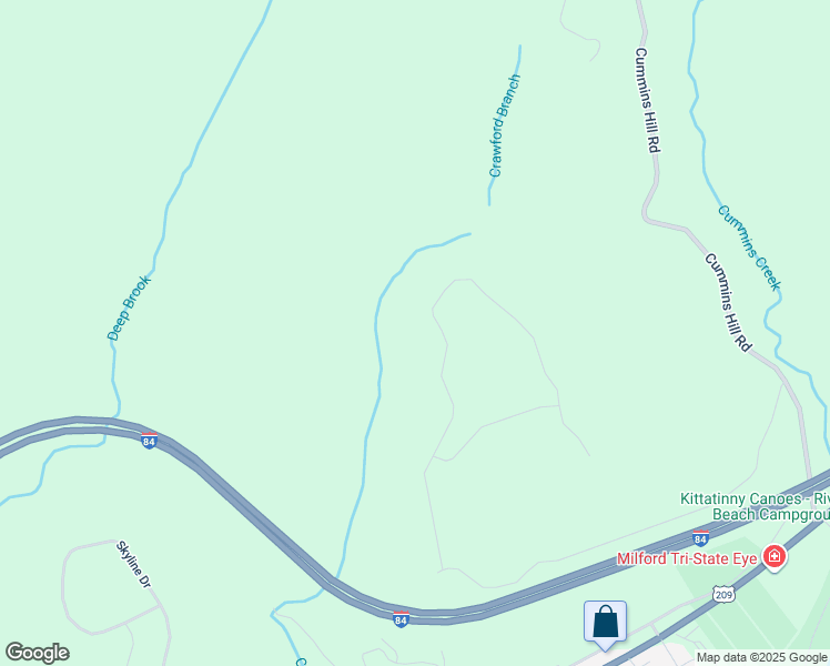 map of restaurants, bars, coffee shops, grocery stores, and more near 181 Pine Hill Farm Road in Milford