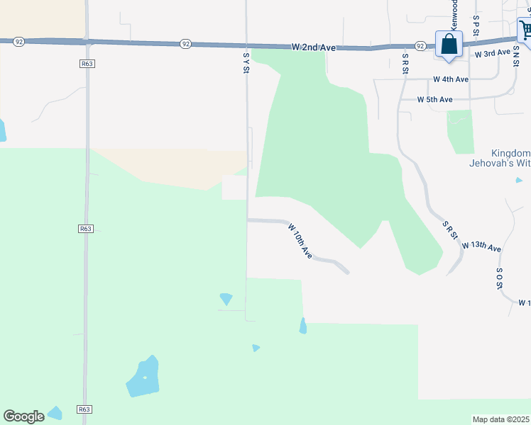 map of restaurants, bars, coffee shops, grocery stores, and more near 2602 West 10th Avenue in Indianola