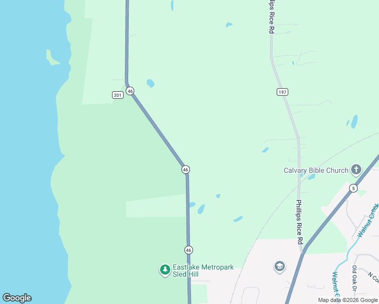 map of restaurants, bars, coffee shops, grocery stores, and more near 4756 Ohio 46 in Cortland