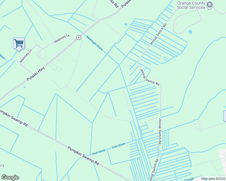 map of restaurants, bars, coffee shops, grocery stores, and more near 48 Jessup Switch Road in Goshen