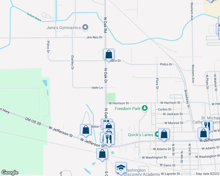 map of restaurants, bars, coffee shops, grocery stores, and more near 850 Cook Street in Plymouth