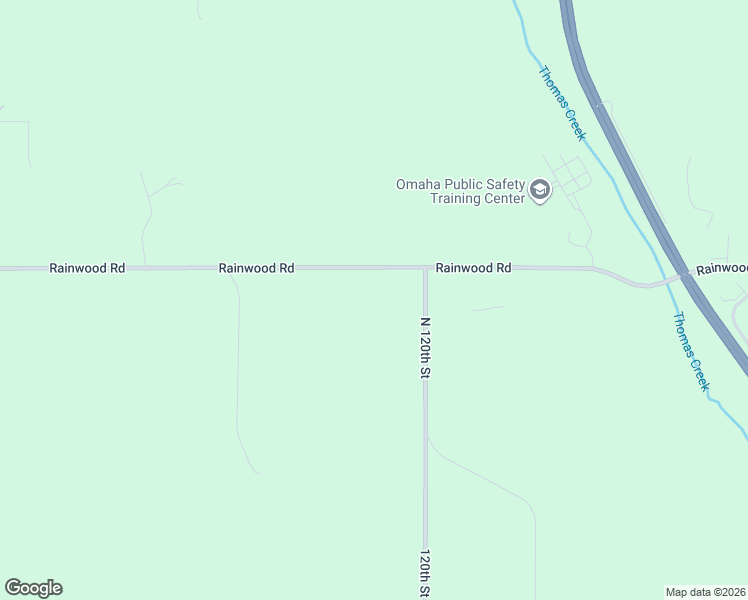 map of restaurants, bars, coffee shops, grocery stores, and more near 12221 Rainwood Road in Omaha