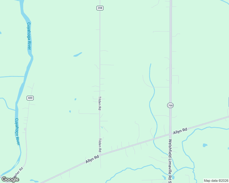 map of restaurants, bars, coffee shops, grocery stores, and more near 19129 Tilden Road in Hiram