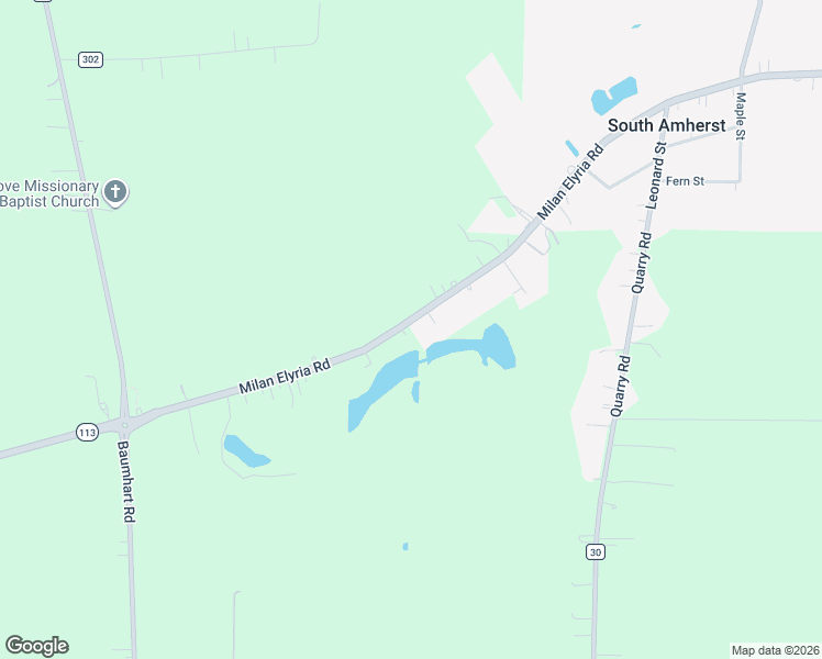map of restaurants, bars, coffee shops, grocery stores, and more near 48347 West Main Street in Amherst