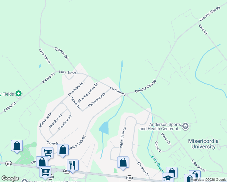map of restaurants, bars, coffee shops, grocery stores, and more near 90 Peaceful Valley Road in Dallas