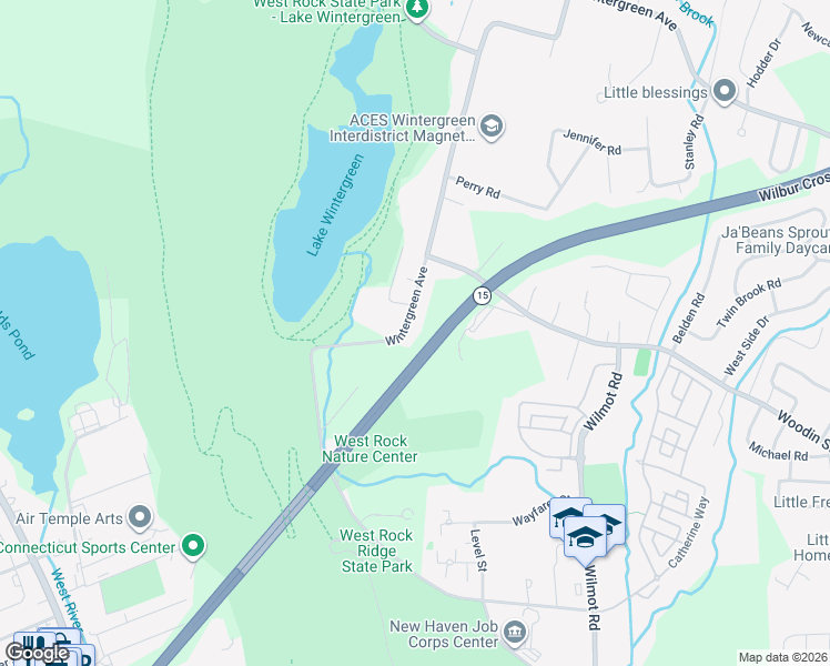 map of restaurants, bars, coffee shops, grocery stores, and more near 938 Wintergreen Avenue in Hamden