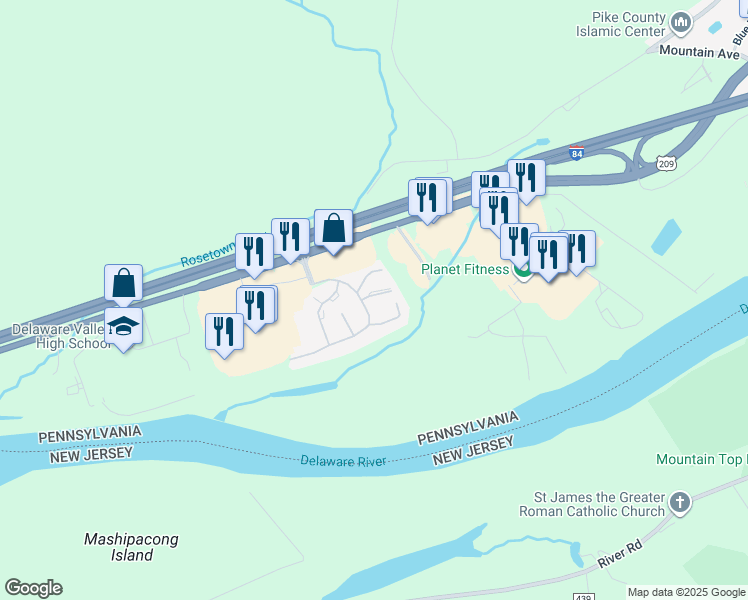 map of restaurants, bars, coffee shops, grocery stores, and more near 4048 Somerset Court in Milford