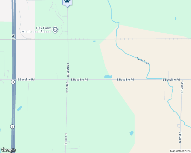 map of restaurants, bars, coffee shops, grocery stores, and more near 11193 East Baseline Road in Avilla