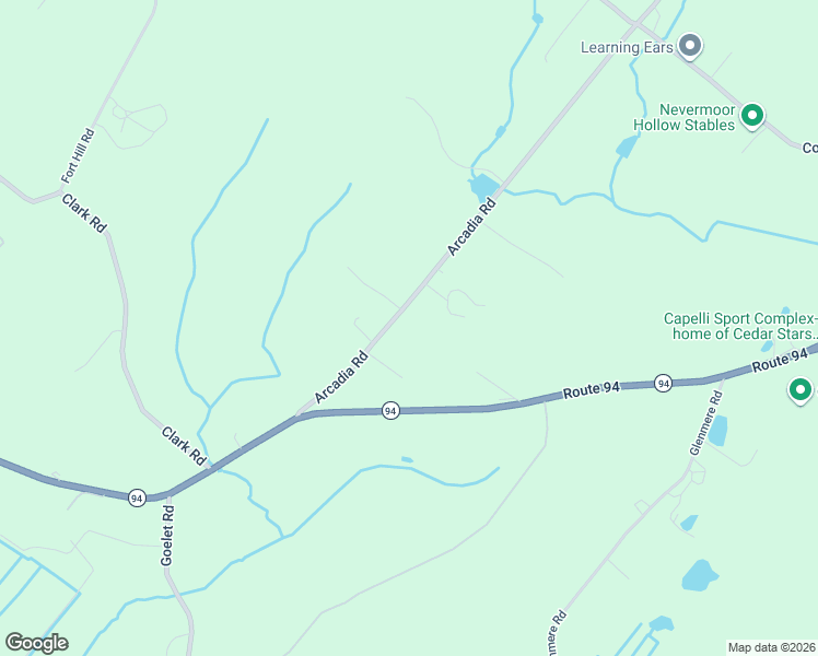 map of restaurants, bars, coffee shops, grocery stores, and more near 333 Arcadia Road in Goshen
