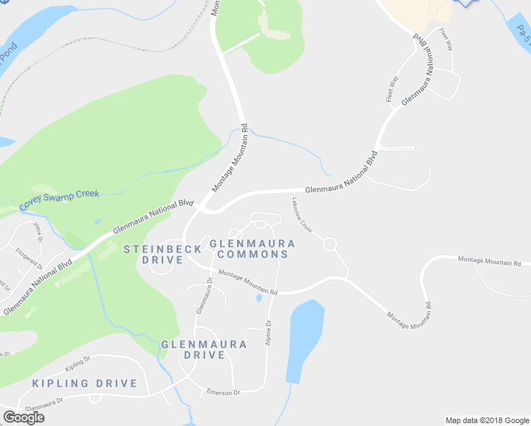 map of restaurants, bars, coffee shops, grocery stores, and more near Robinson Close in Moosic