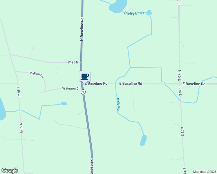 map of restaurants, bars, coffee shops, grocery stores, and more near 200 East Baseline Road in Albion