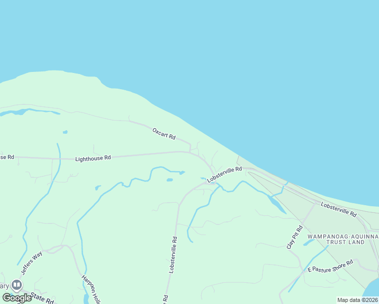 map of restaurants, bars, coffee shops, grocery stores, and more near 1 Oxcart Road in Aquinnah