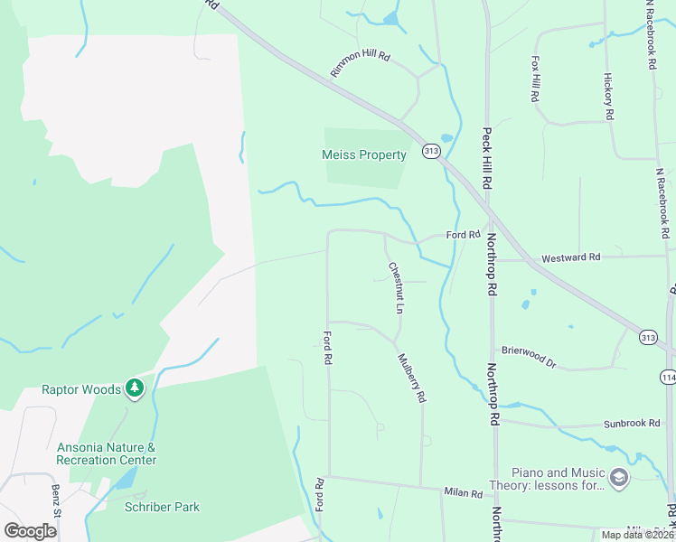 map of restaurants, bars, coffee shops, grocery stores, and more near 145 Ford Road in Woodbridge