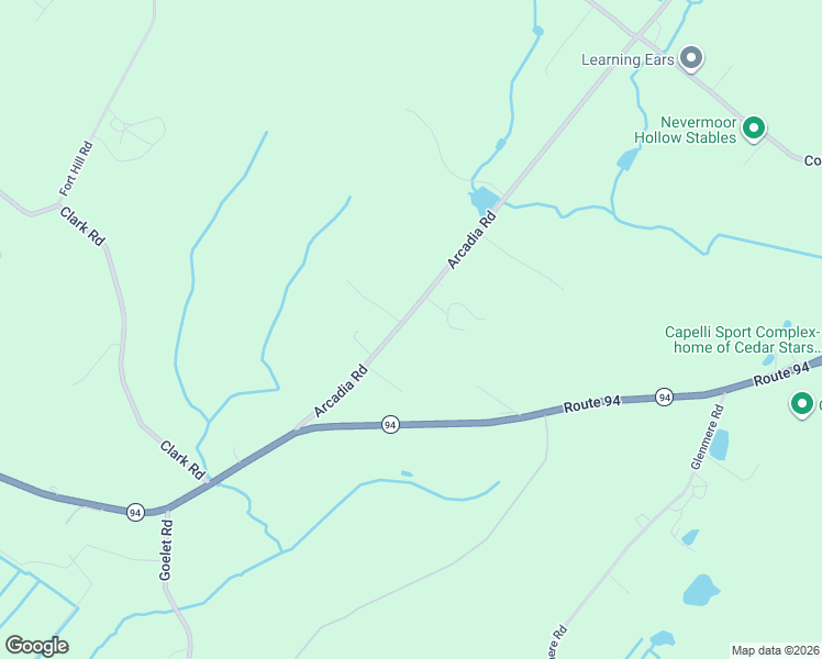 map of restaurants, bars, coffee shops, grocery stores, and more near 333 Arcadia Road in Goshen
