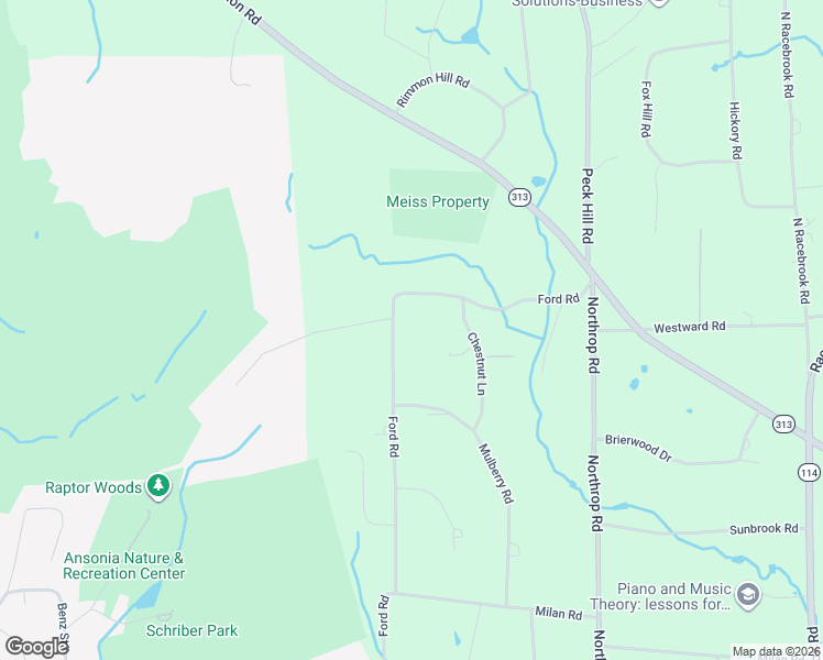 map of restaurants, bars, coffee shops, grocery stores, and more near 145 Ford Road in Woodbridge