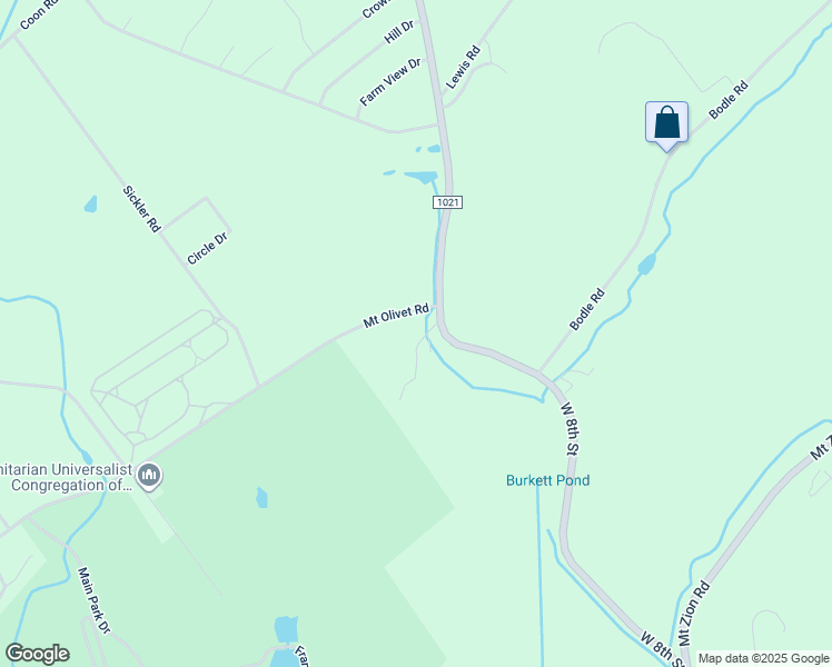 map of restaurants, bars, coffee shops, grocery stores, and more near 9 Parrish Lane in Wyoming