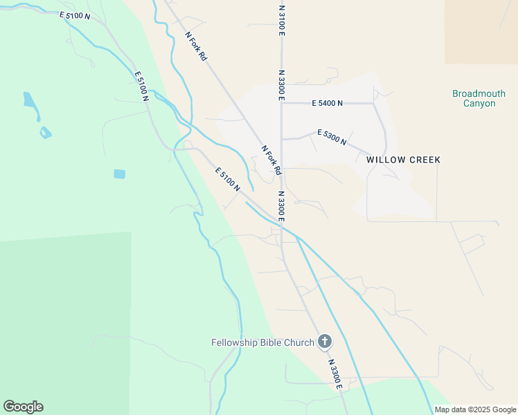 map of restaurants, bars, coffee shops, grocery stores, and more near 5498 East 5100 North in Eden