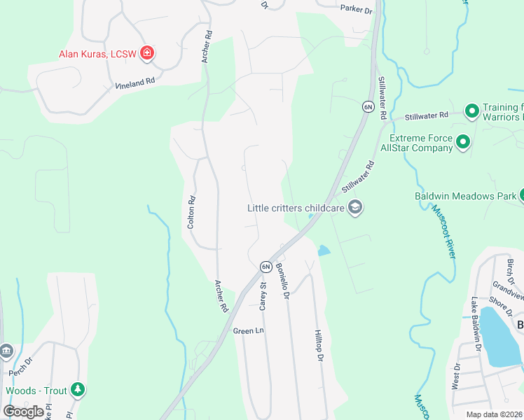 map of restaurants, bars, coffee shops, grocery stores, and more near 36 Friendly Road in Mahopac