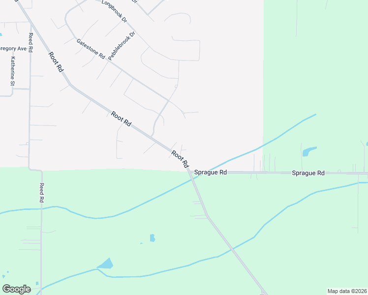 map of restaurants, bars, coffee shops, grocery stores, and more near 9485 Root Road in North Ridgeville