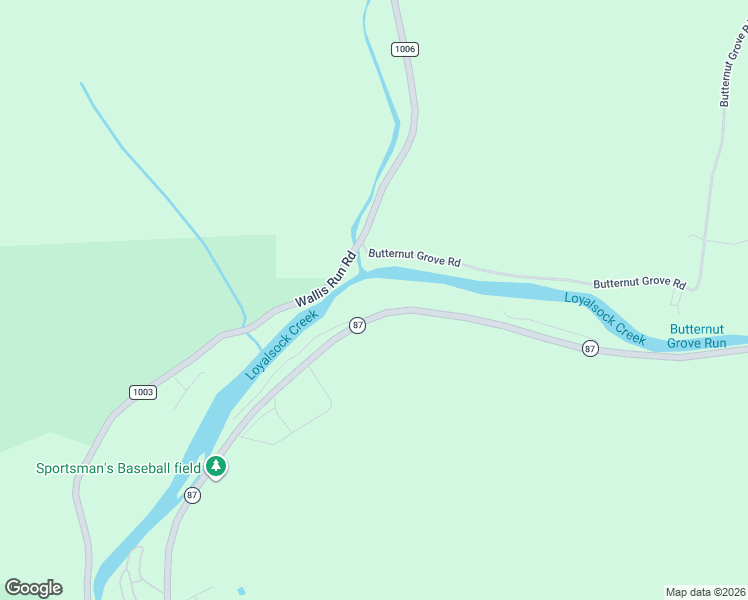 map of restaurants, bars, coffee shops, grocery stores, and more near 1-749 Butternut Grove Road in Montoursville