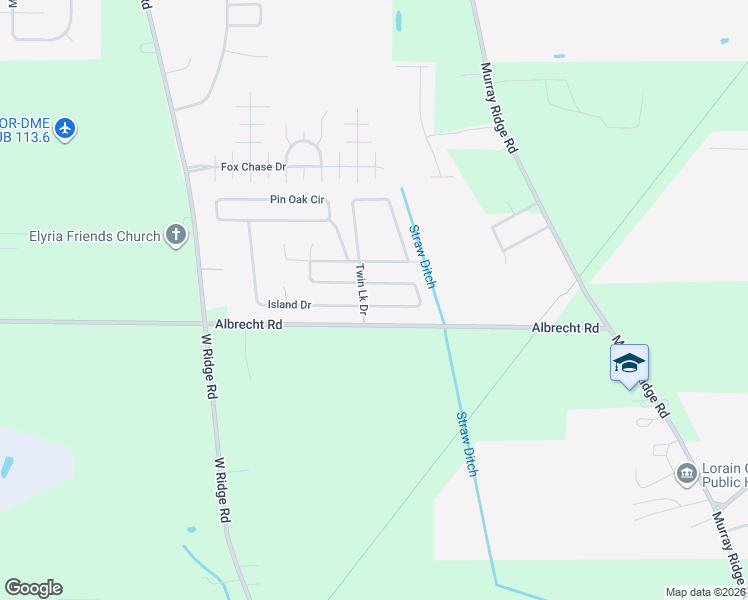 map of restaurants, bars, coffee shops, grocery stores, and more near 238 Hickory Circle in Elyria