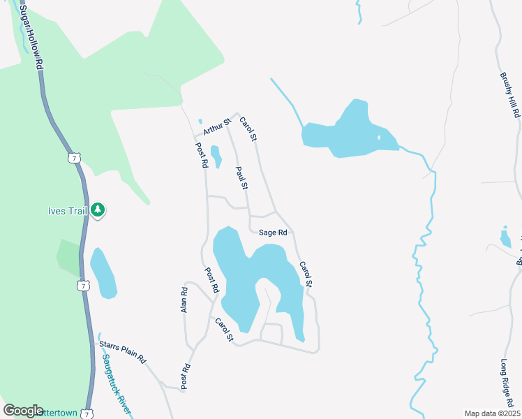 map of restaurants, bars, coffee shops, grocery stores, and more near 116 Carol Street in Danbury