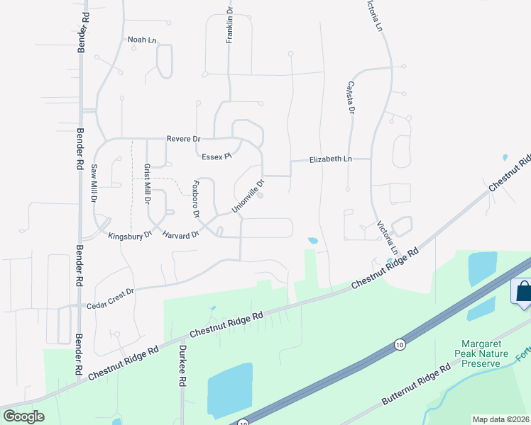 map of restaurants, bars, coffee shops, grocery stores, and more near 37914 Dakota Drive in North Ridgeville