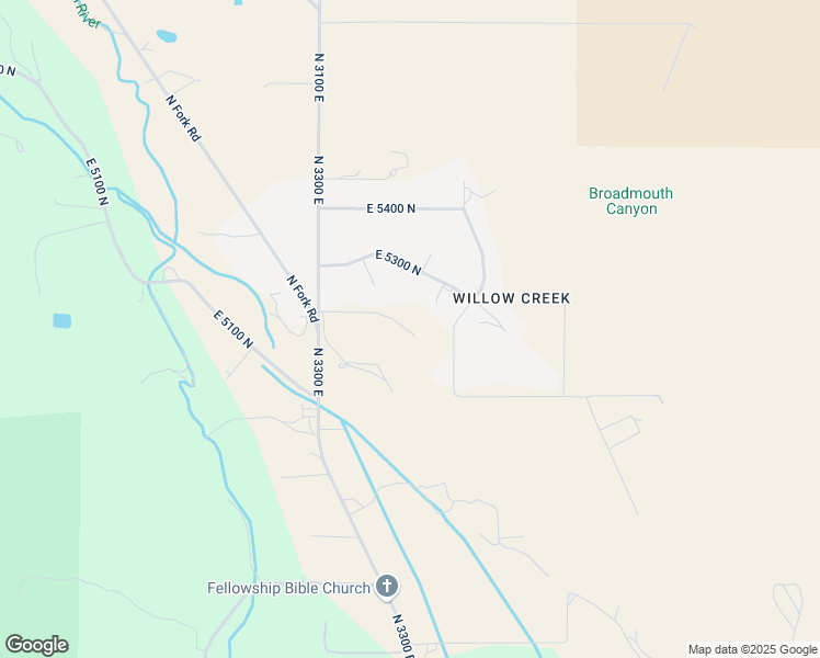 map of restaurants, bars, coffee shops, grocery stores, and more near 3248 East 5225 North in Eden