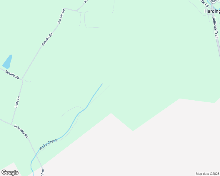 map of restaurants, bars, coffee shops, grocery stores, and more near 155 Searfoss Road in Harding