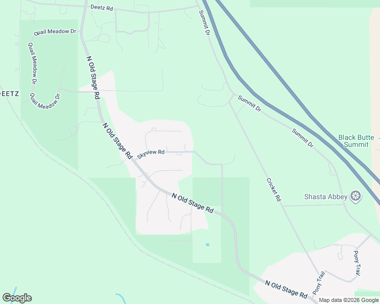 map of restaurants, bars, coffee shops, grocery stores, and more near 607 Valley Quail Drive in Mount Shasta
