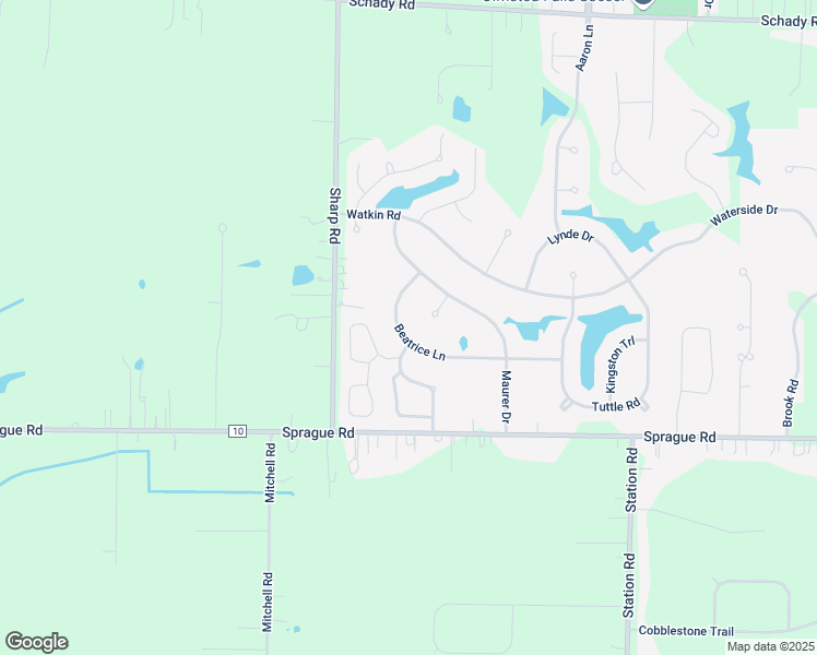 map of restaurants, bars, coffee shops, grocery stores, and more near 9570 Shaker Court in Cuyahoga County