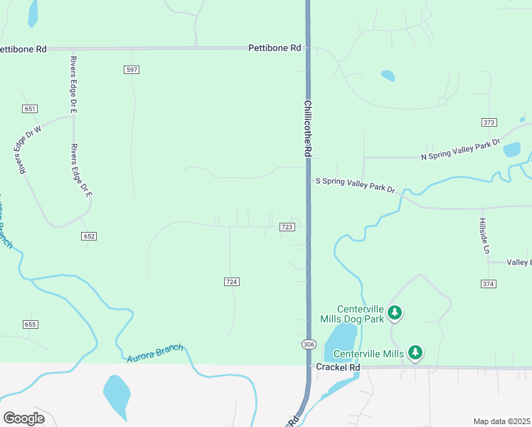 map of restaurants, bars, coffee shops, grocery stores, and more near 8390 Timber Trail in Chagrin Falls