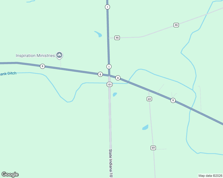 map of restaurants, bars, coffee shops, grocery stores, and more near 4947 State Route 101 in Butler