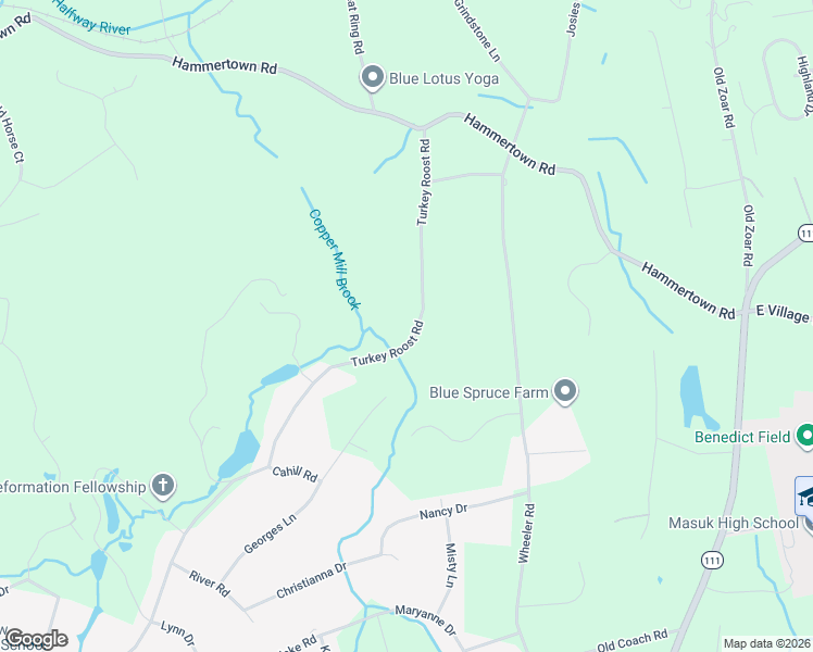 map of restaurants, bars, coffee shops, grocery stores, and more near 241 Turkey Roost Road in Monroe