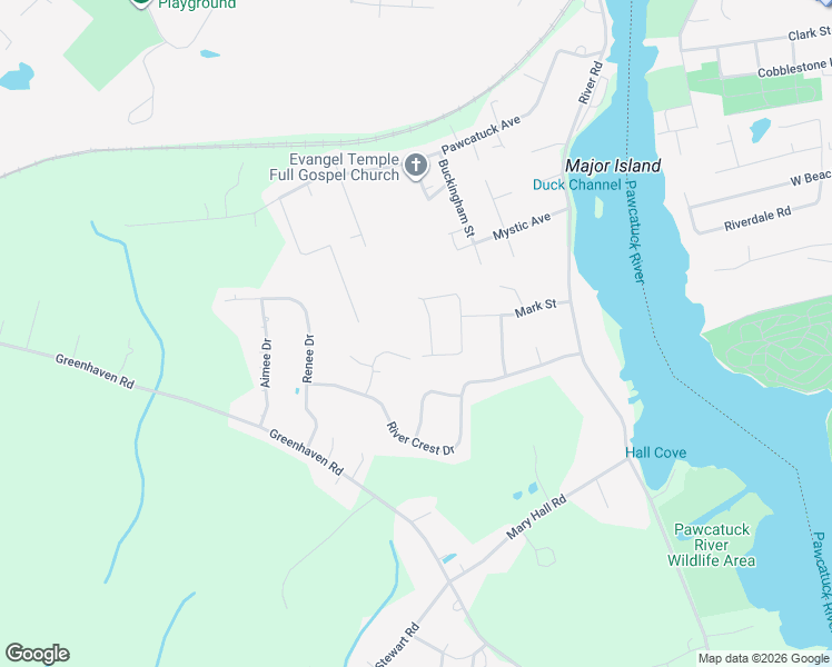 map of restaurants, bars, coffee shops, grocery stores, and more near 7 Ball Street in Stonington