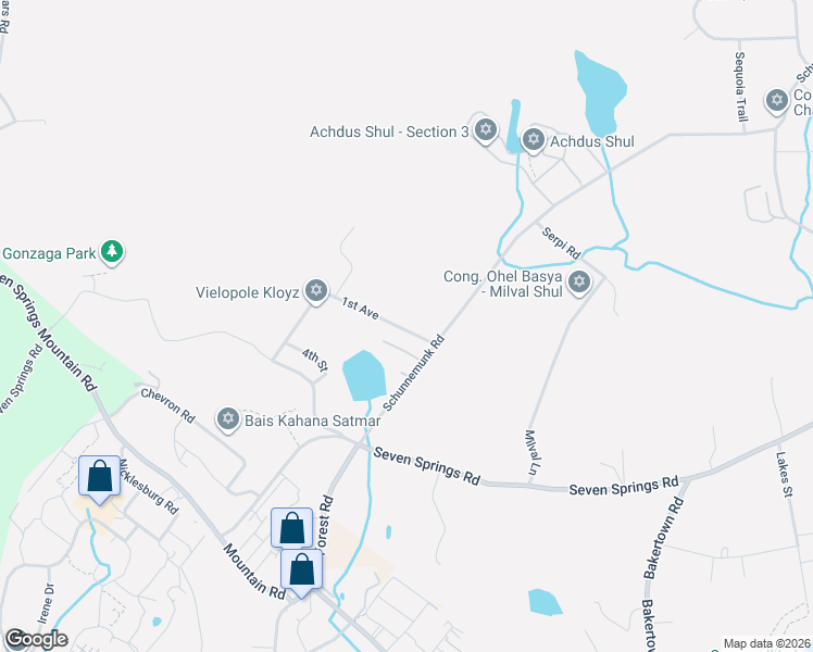 map of restaurants, bars, coffee shops, grocery stores, and more near 3 1st Avenue in Monroe