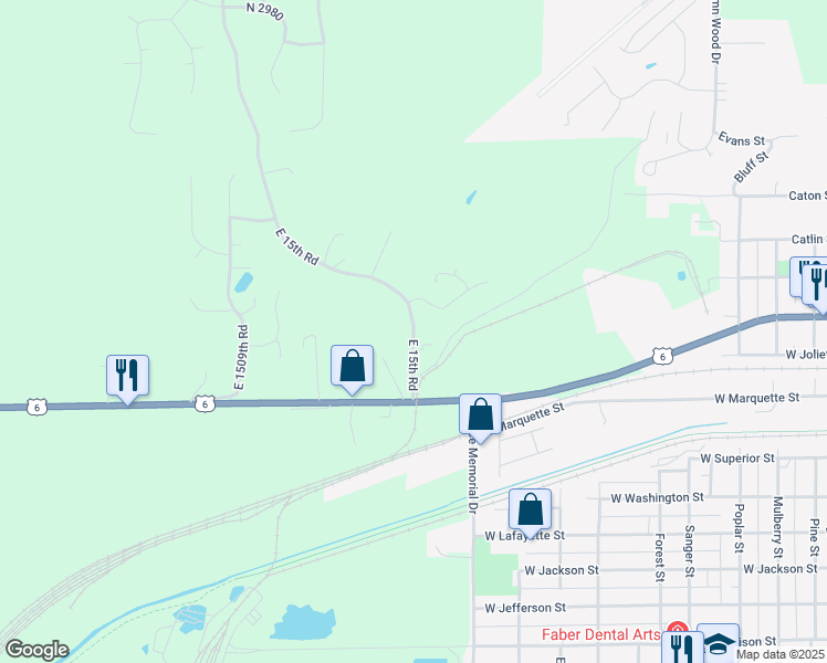 map of restaurants, bars, coffee shops, grocery stores, and more near 2905 Co Highway 42 in Ottawa