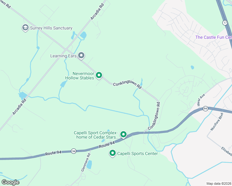 map of restaurants, bars, coffee shops, grocery stores, and more near 133 Conklingtown Road in Chester