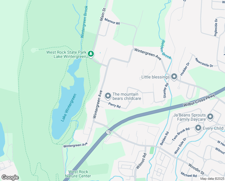 map of restaurants, bars, coffee shops, grocery stores, and more near 670 Wintergreen Avenue in Hamden