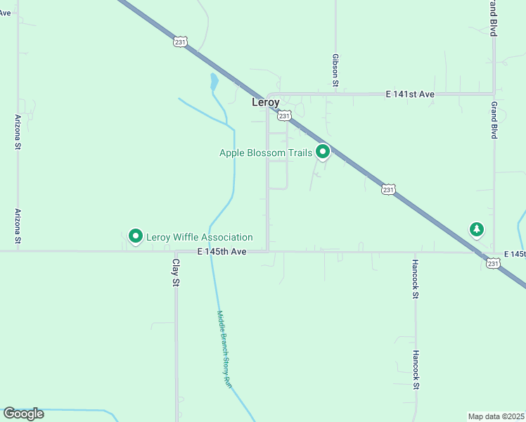 map of restaurants, bars, coffee shops, grocery stores, and more near 14356 Elkhart Street in Crown Point